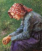 Camille Pissarro Sitting Germany oil painting artist